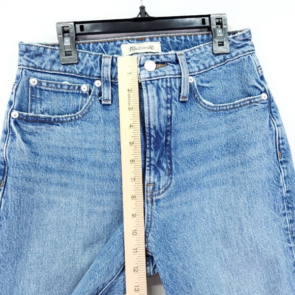 Madewell Jeans Size 26 Cropped Curvy Perfect Vintage High Rise Cotton Denim 29" - Picture 5 of 14